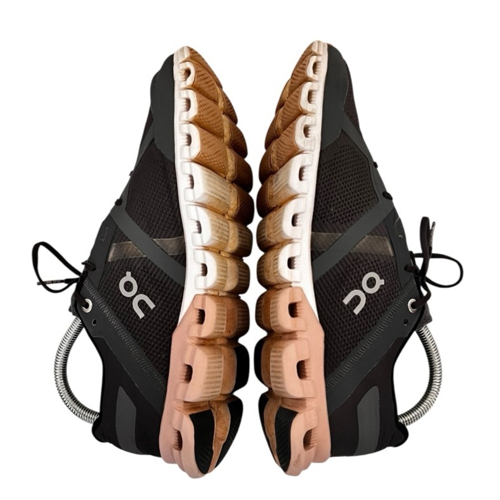 On Cloud | Cloudflow Pink Gray Running Shoes 9 - image 4